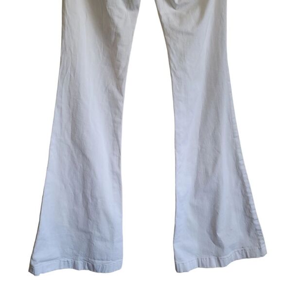 Rachel Zoe White Mid Rise Wide Leg Women's Jeans Sz 27 - Picture 7 of 10